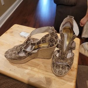 Micheal Kors wedge sandals